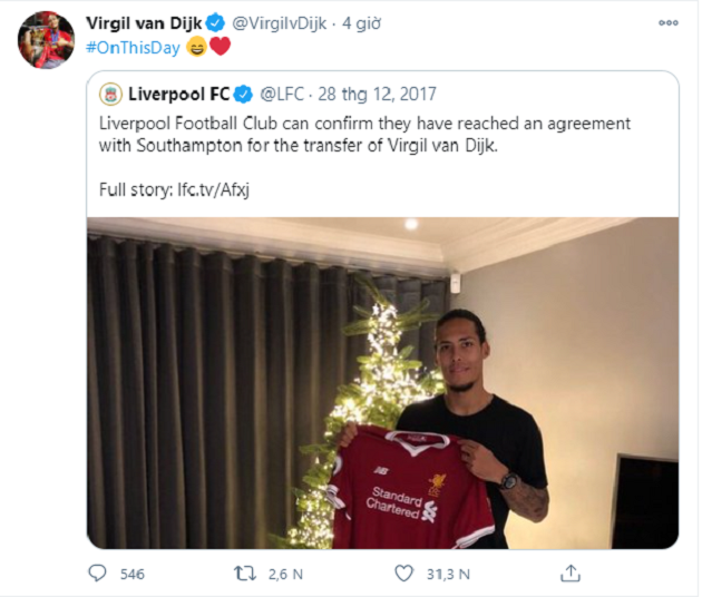 3 năm van dijk đến liverpool - Bóng Đá