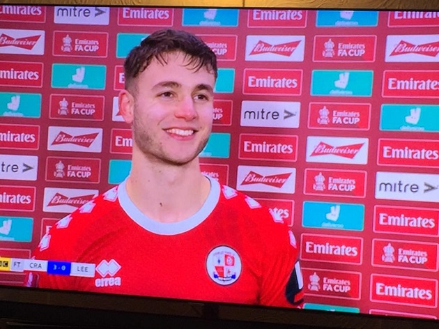 HARD WORK Former Tottenham youth player Nick Tsaroulla chokes up in emotional interview after scoring for Crawley in shock FA Cup - Bóng Đá