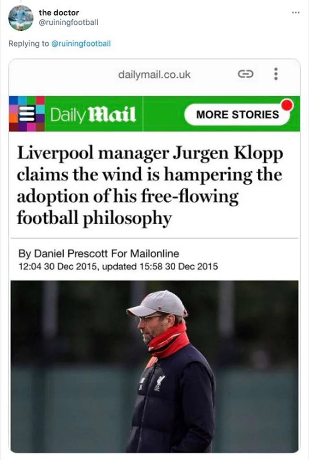 Jurgen Klopp’s most ridiculous excuses as Liverpool manager - Bóng Đá