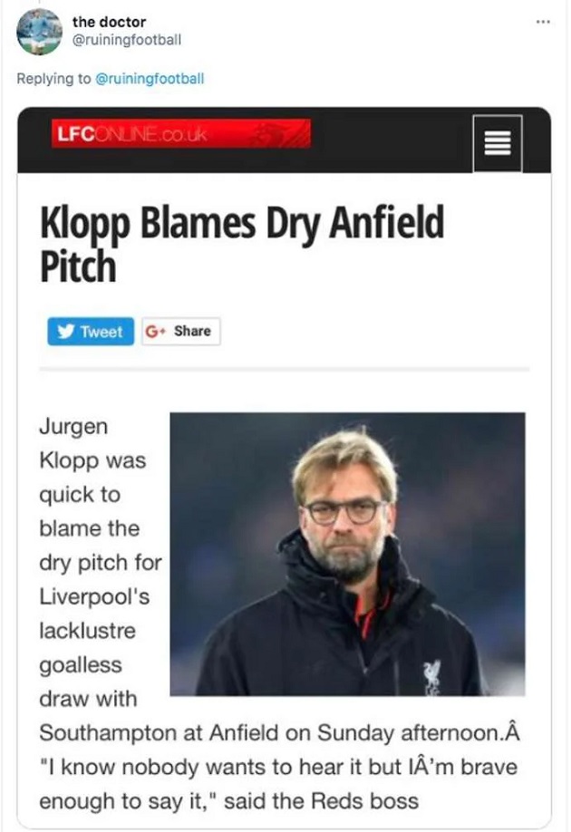 Jurgen Klopp’s most ridiculous excuses as Liverpool manager - Bóng Đá