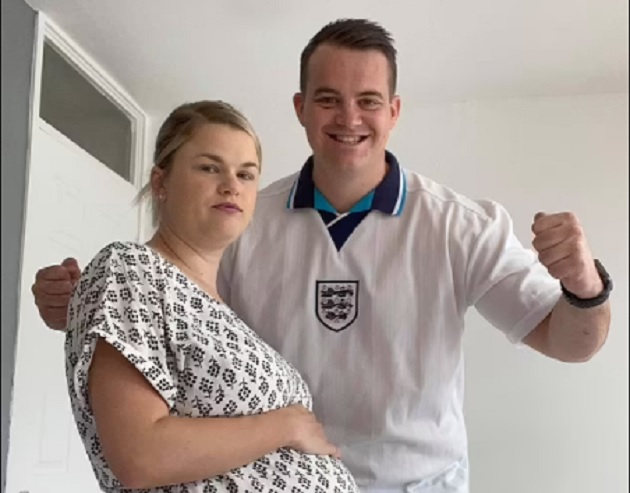 Football fan whose pregnant fiancée is two days overdue insists he STILL plans to go to Wembley for the final even - Bóng Đá
