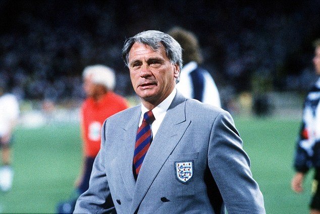 Sir Bobby Robson ở tuyển Anh.