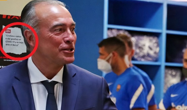 Ronaldo headline in Barcelona dressing room warns players of dangers of coronavirus - Bóng Đá