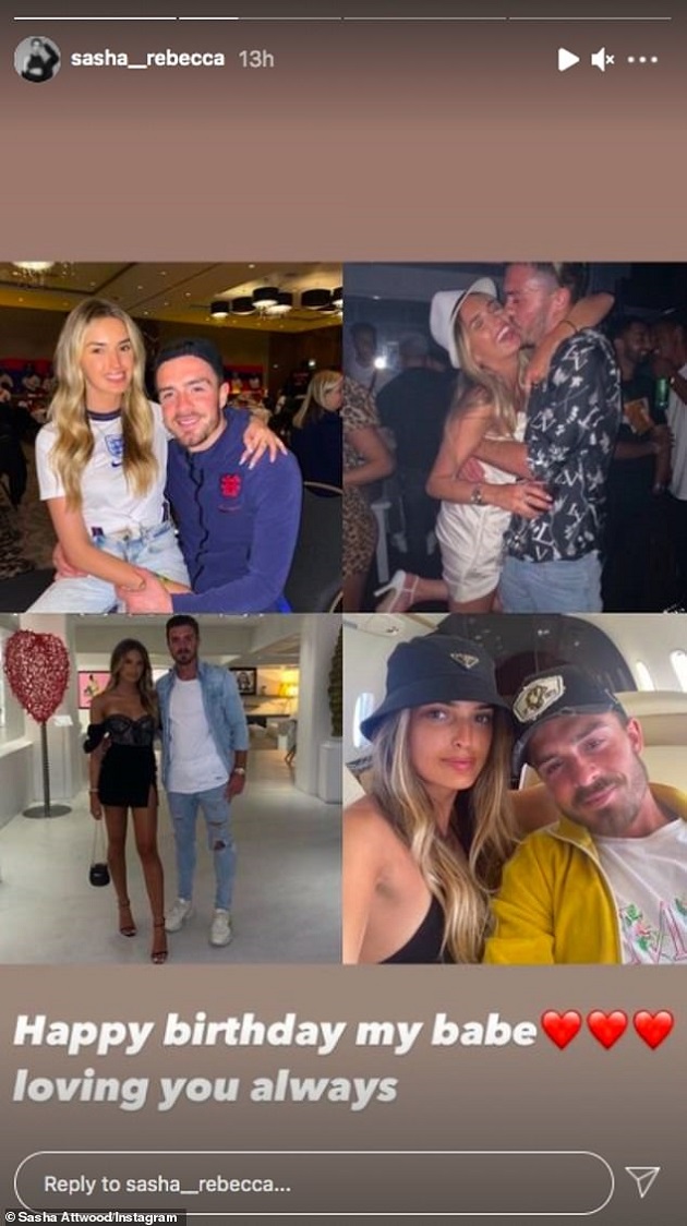 Jack Grealish celebrates his 26th birthday with girlfriend Sasha Attwood after she confirmed they are still with series of loved-up social media snaps - Bóng Đá