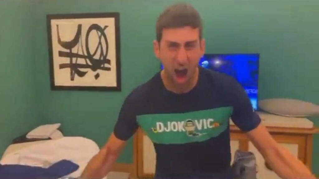 Novak Djokovic tags Dusan Tadic and goes viral with euphoric video - Bóng Đá