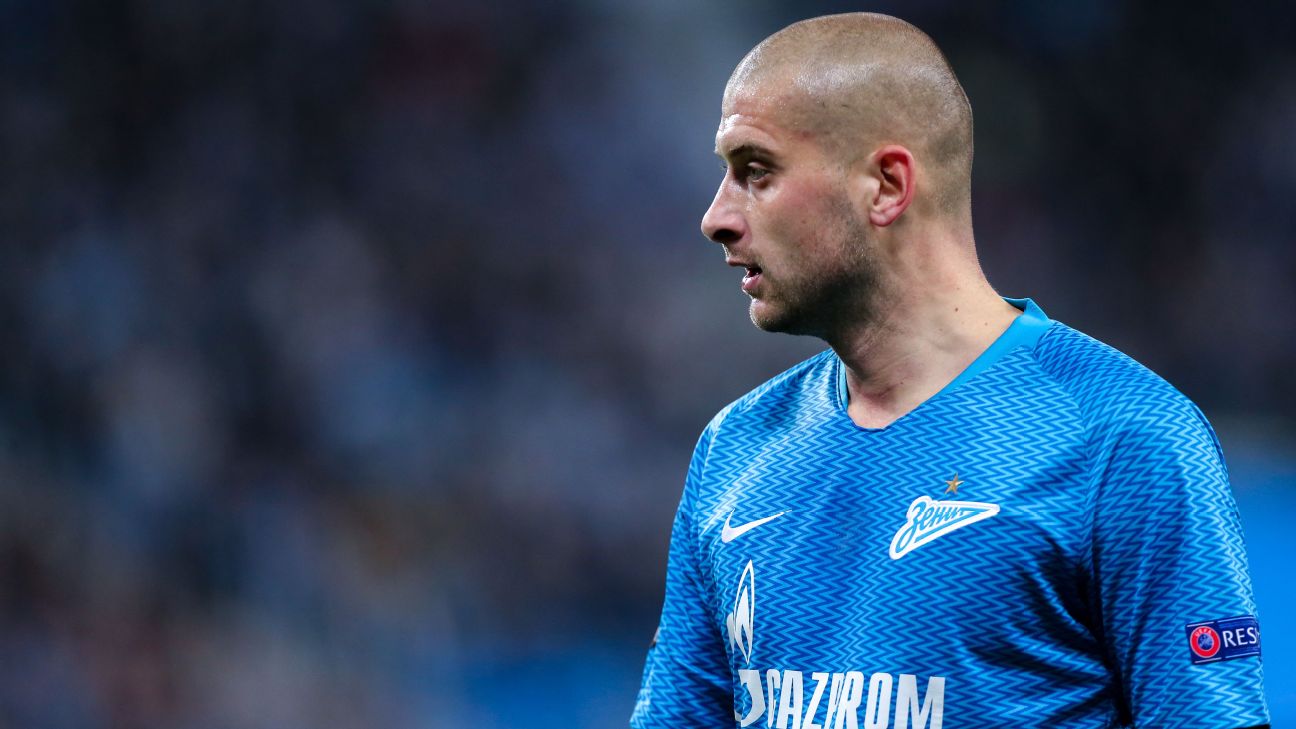 Ukrainian star tears up contract with Russian side Zenit after being dropped - Bóng Đá