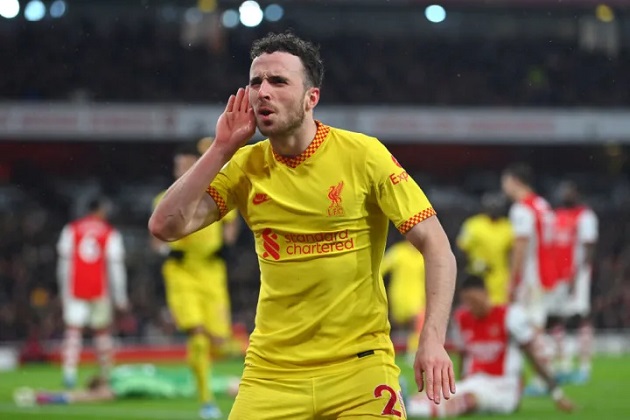 Diogo Jota's gesture towards Arsenal fans and other moments missed from Liverpool clash - Bóng Đá
