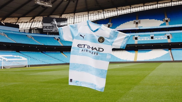 Manchester City release limited-edition shirt dedicated to Sergio Aguero's famous winner against QPR to mark the 10th anniversary o - Bóng Đá