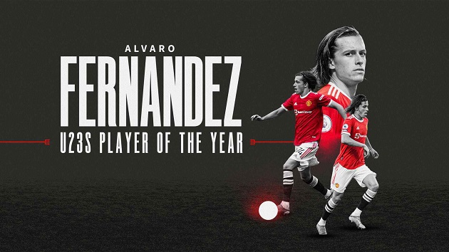 Alvaro Fernandez - Cầu thủ trẻ xuất sắc nhất M.U mùa này - Bóng Đá