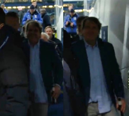 Delighted Chelsea owner Todd Boehly gives Graham Potter a hug - Bóng Đá