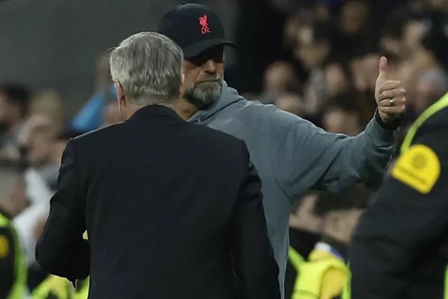 Ancelotti reveals his conversation with Klopp about the penalty against Leipzig: 