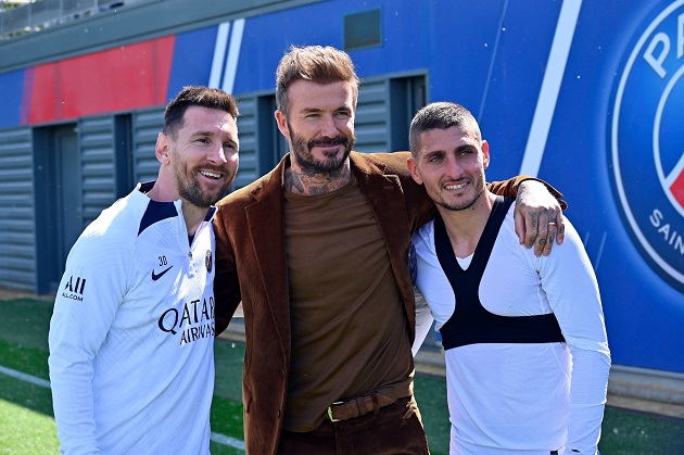 David Beckham pays visit to PSG as Inter Miami chase Lionel Messi transfer - Bóng Đá