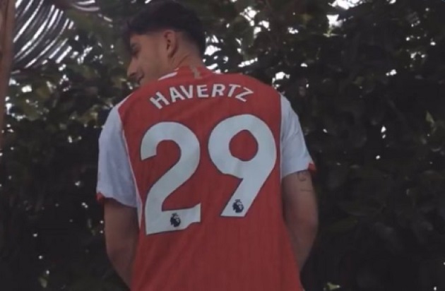 Kai Havertz explains decision behind his Arsenal squad number - Bóng Đá
