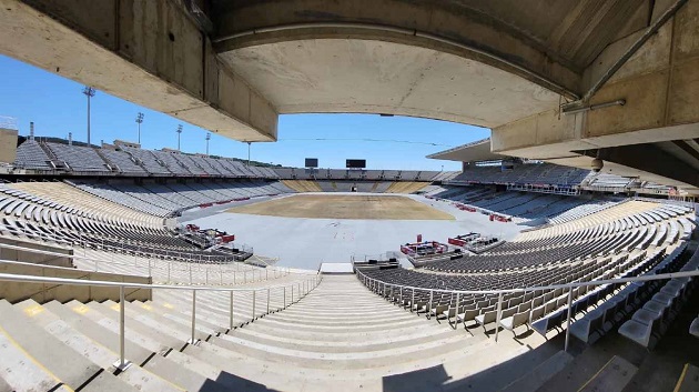Estadi Olímpic Lluís Companys Barcelona's home this season  - Bóng Đá