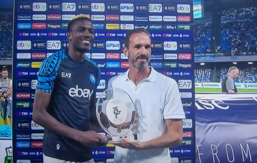 Serie A: Napoli star Osimhen receives top scorer award - Bóng Đá