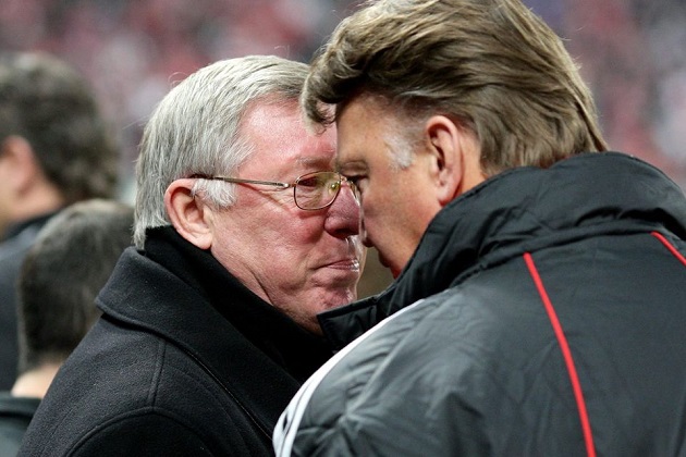 Sir Alex Ferguson and Louis van Gaal disagreement after full-time rant - Bóng Đá