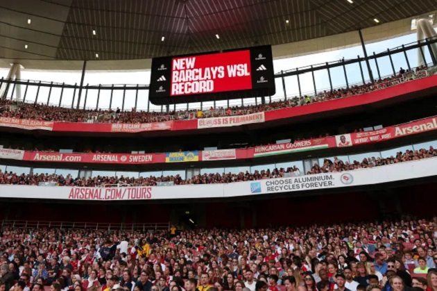 Arsenal break Women’s Super League record attendance again but LOSE to Liverpool in season opener - Bóng Đá