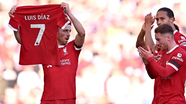 “He was going to play”- Diogo Jota on celebrating with Luis Diaz’s shirt in Liverpool’s win over Nottingham Forest - Bóng Đá
