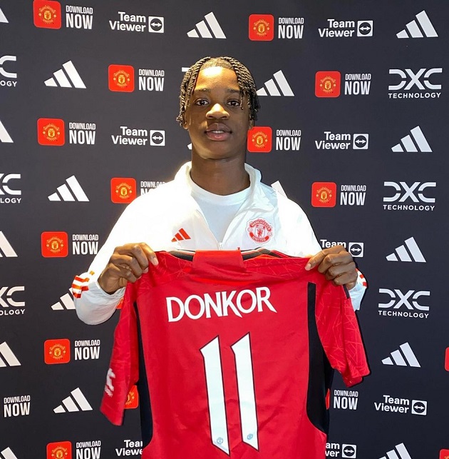 Jaedon Donkor signs for Manchester United - Bóng Đá
