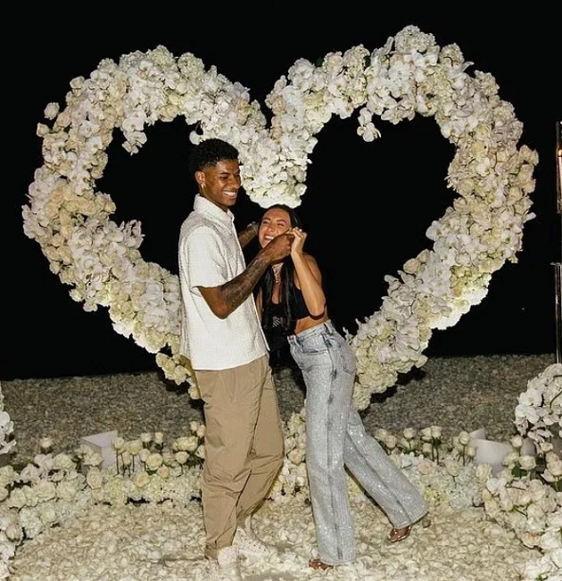 Marcus Rashford sparks rumours he’s back with ex-fiancée after booking out entire posh restaurant for romantic date - Bóng Đá