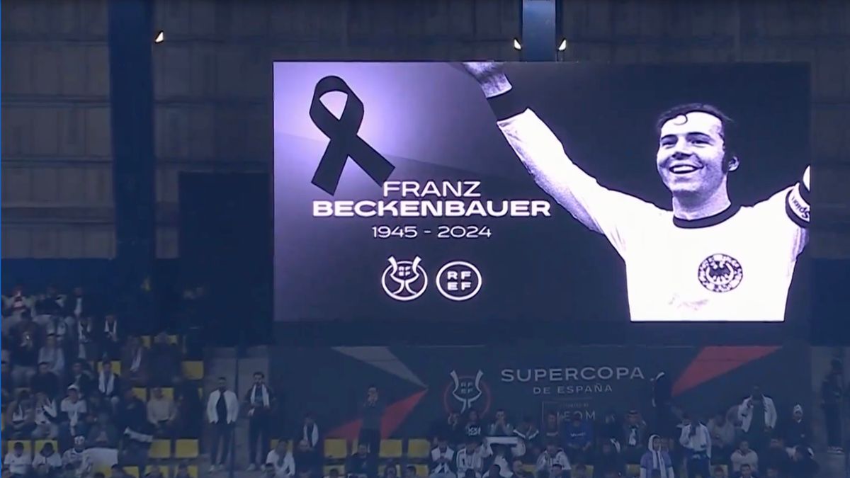 Saudi fans fail to observe silence for Franz Beckenbauer before Real Madrid vs Atletico - Bóng Đá