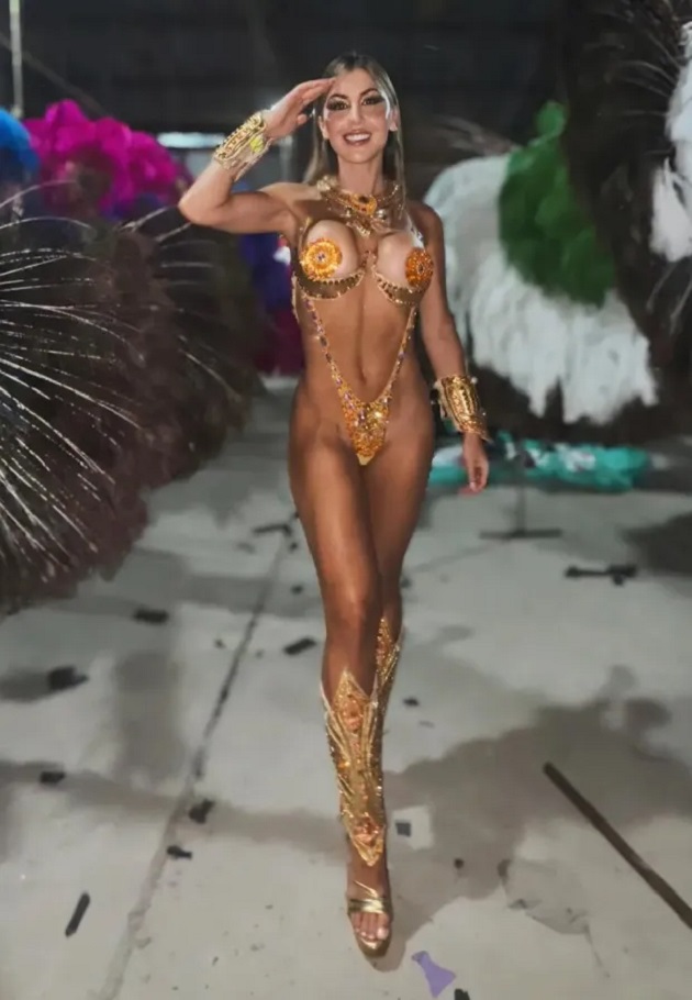 CAR BLIMEY Man Utd Wag leaves nothing to imagination in barely-there outfit for Carnival as fans say she’s ‘from another planet’ - Bóng Đá