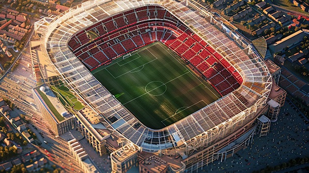 New Man Utd stadium: AI shows what Sir Jim Ratcliffe's £2bn Old Trafford plan could look like - Bóng Đá