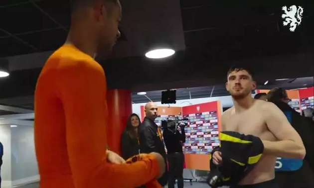 (Video) Watch what Robertson and Gakpo did after Netherlands thrashed Scotland - Bóng Đá