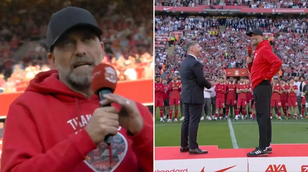 Forgotten Liverpool player spotted at Jurgen Klopp's farewell speech with fans surprised to see him - Bóng Đá