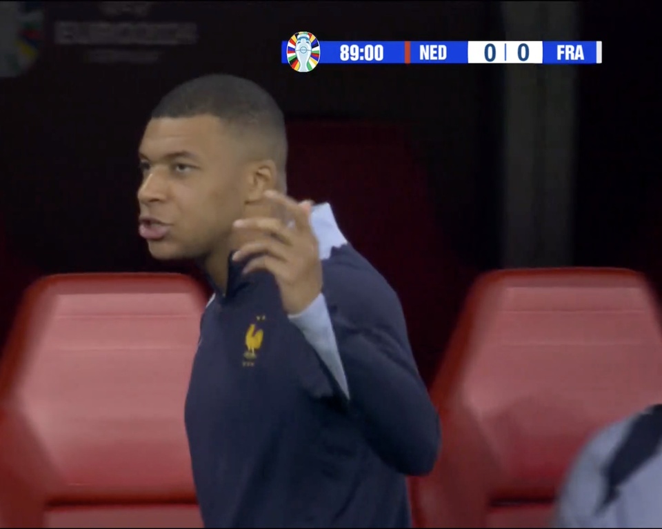 Mbappe tức giận