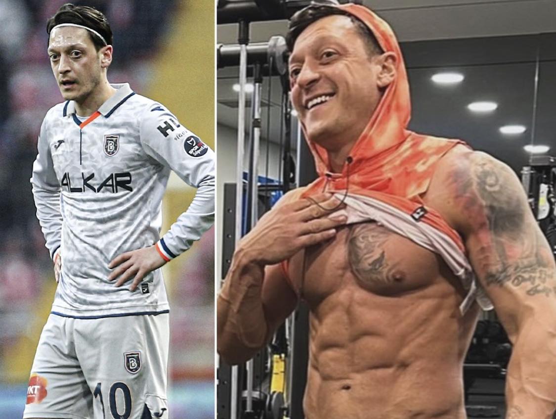 Cơ bắp gây choáng của Mesut Ozil