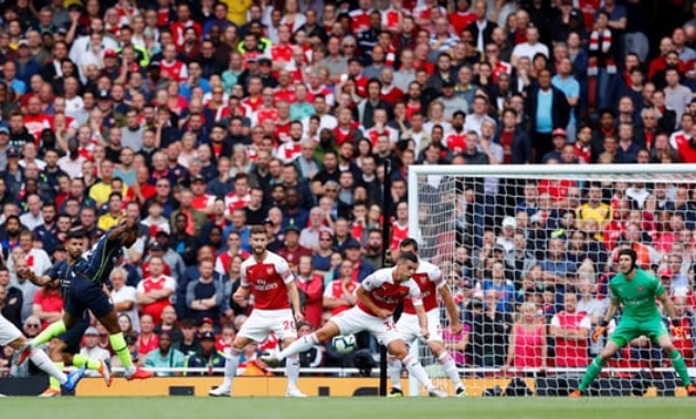 Sao Man City cán mốc 50 bàn tại NHA với pha lập công vào lưới Arsenal - Bóng Đá