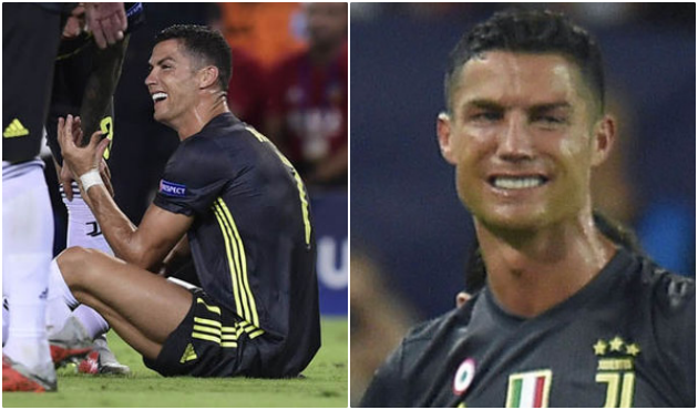 Ronaldo bật khóc nức nở sau khi bị đuổi trận Valencia - Bóng Đá