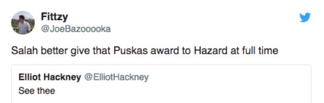 NHM Chelsea yêu cầu Salah trao lại giải Puskas cho Hazard - Bóng Đá