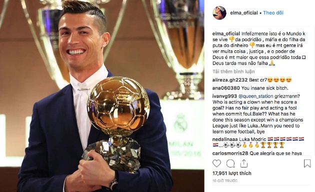Người nhà Ronaldo ám chỉ "thế lực ngầm" khiến anh mất QBV