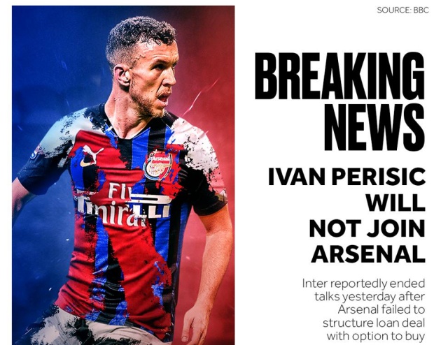 XONG! Sáng tỏ khả năng Ivan Perisic gia nhập Arsenal - Bóng Đá