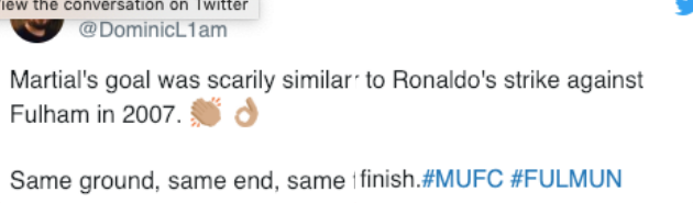 Fan MU so sánh pha solo của Martial với Ronaldo 2007 - Bóng Đá