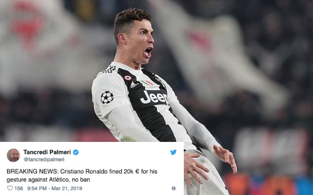 Ảnh bài viết CHÍNH THỨC: UEFA đưa ra phán quyết về pha ăn mừng của Ronaldo