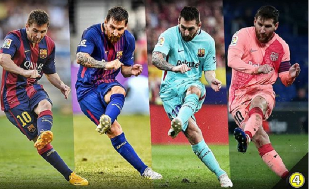 Messi là cầu thủ sút phạt hay nhất mọi thời đại, vượt Beckham và Juninho - Bóng Đá