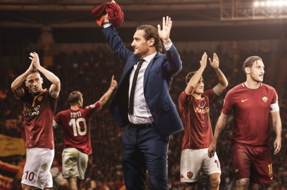 BREAKING: Francesco Totti announces he will leave his role as technical director at AS Roma, ending a 30-year relationship with the club. - Bóng Đá