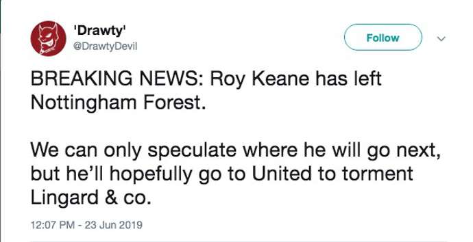 Man Utd fans want Roy Keane to come back after he leaves Nottingham Forest - Bóng Đá