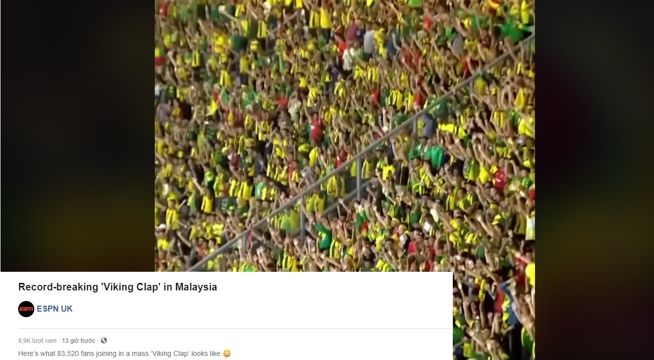 Ultras Malaya khiến quốc tế phát sốt vì màn ăn mừng 