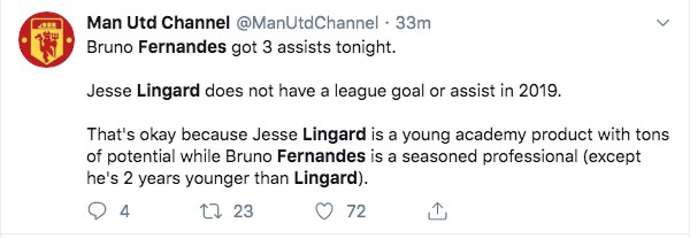 Man Utd fans are angry after hearing Bruno Fernandes got three assists in one game for Sporting - Bóng Đá
