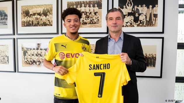 Vì sao Dortmund từ chối ra giá bán Sancho cho Man Utd? - Bóng Đá