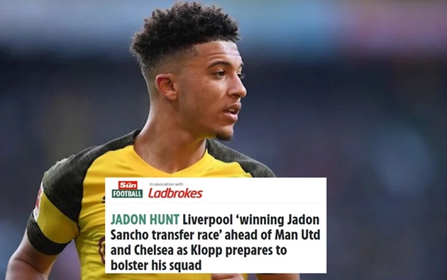 Liverpool ‘winning Jadon Sancho transfer race’ ahead of Man Utd and Chelsea as Klopp prepares to bolster his squad - Bóng Đá