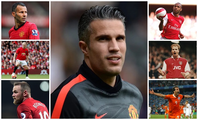 Van Persie names six best he has played with and four are Man Utd legends - Bóng Đá