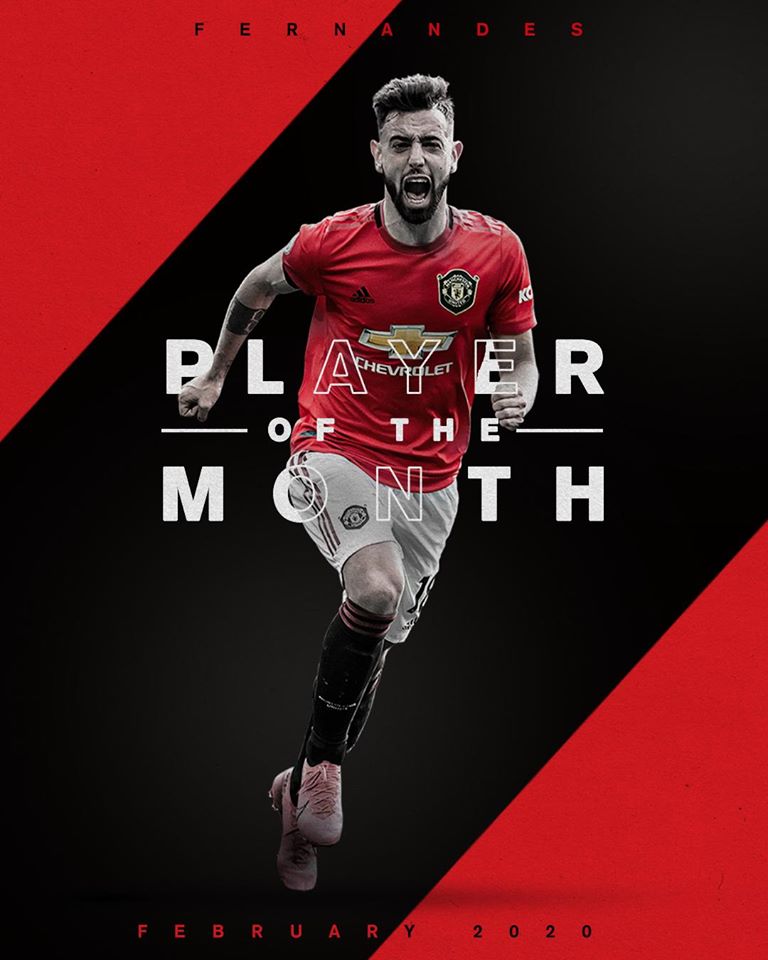 Presenting our Player of the Month for February: Bruno Fernandes - Bóng Đá