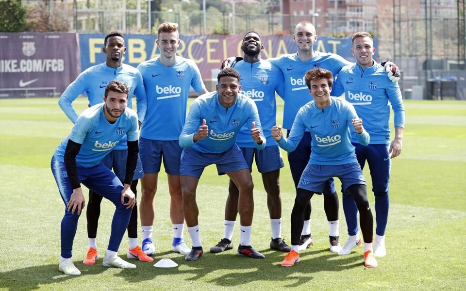 Barca tập - Bóng Đá
