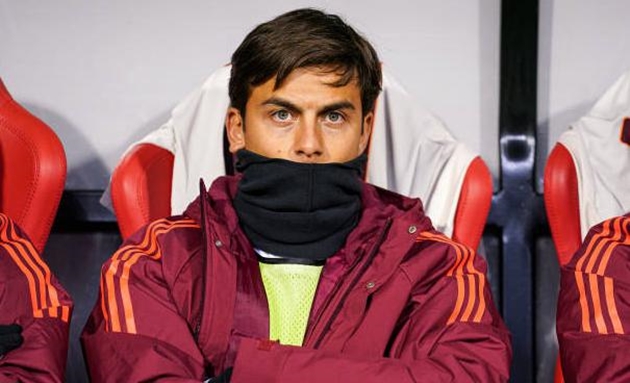 Dybala bức xúc với quyết định của ban huấn luyện AS Roma