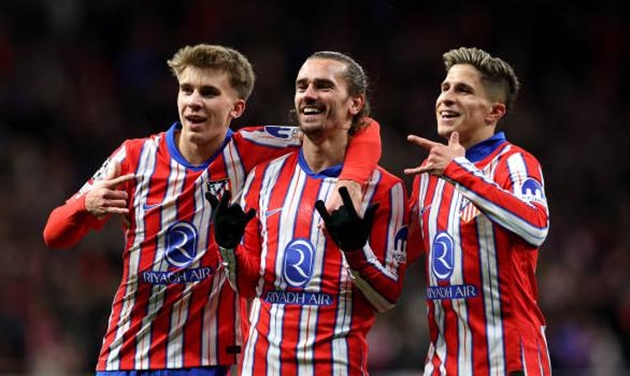 "Song sát" Griezmann - Alvarez giúp Atletico thắng dễ Slovan Bratislava